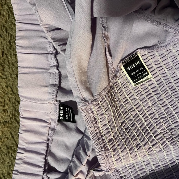 SHEIN Light Purple Ruched Skirt Set - Picture 5 of 5